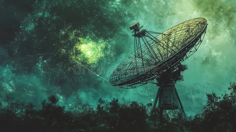 A Cosmic Transmitter in the Deep Dark